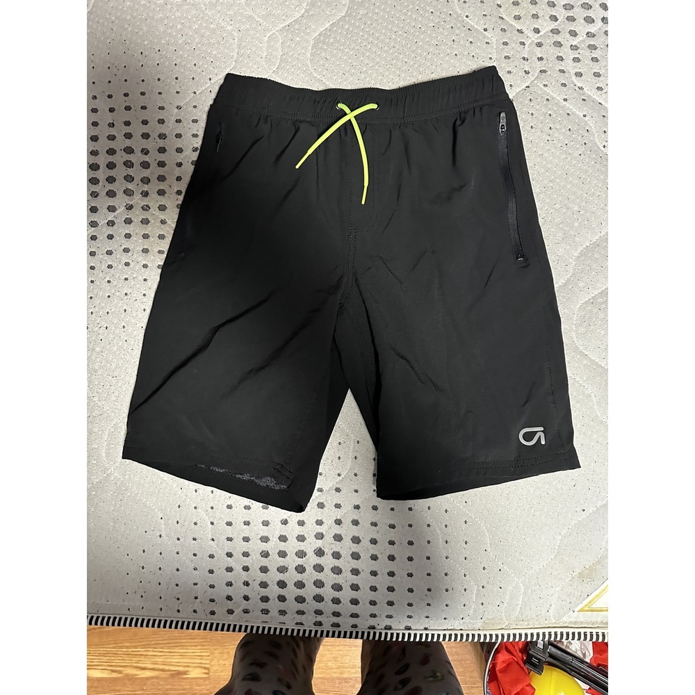 Black Boys Athletic Shorts